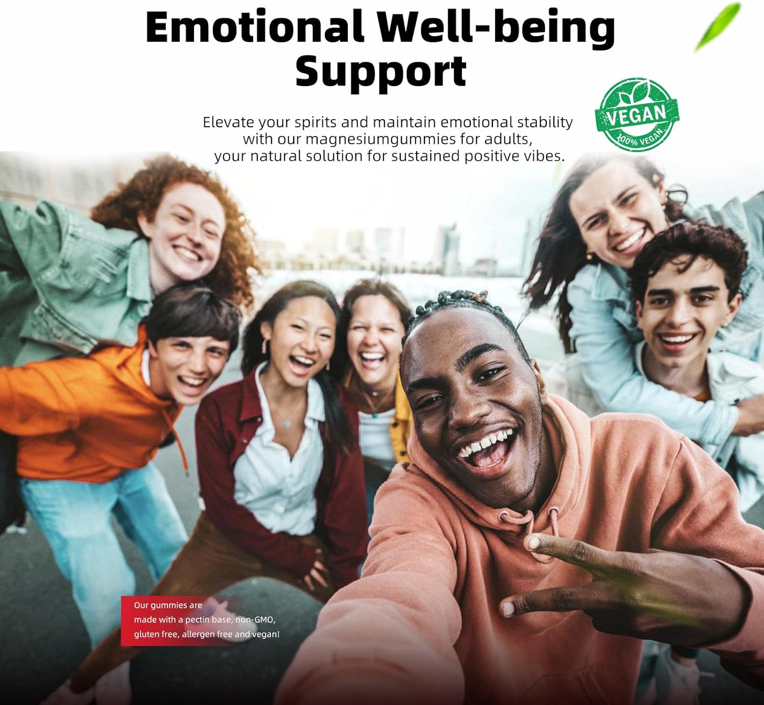 90 Vegan Strawberry Magnesium Citrate Gummies - 420mg per Serving for Healthy Relaxation, Muscle, Bone, & Energy Support by ElevateLife