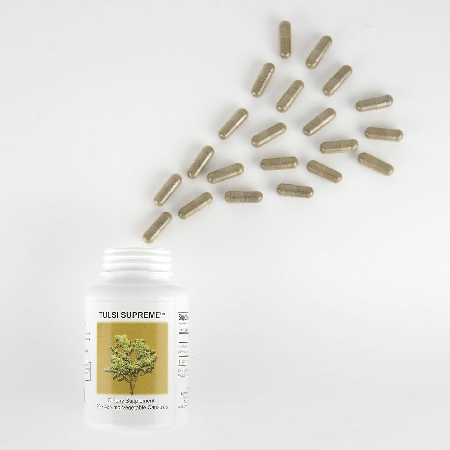 90 Vegetarian Capsules of Supreme Nutrition Tulsi Holy Basil for Ultimate Nutrition