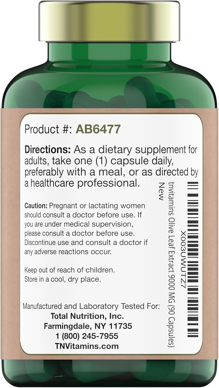 9000 MG Olive Leaf Extract Capsules - 90 Count | High Oleuropein Content | Antioxidant Rich with Polyphenols | Non-GMO | Made in USA - BoostGo Australia