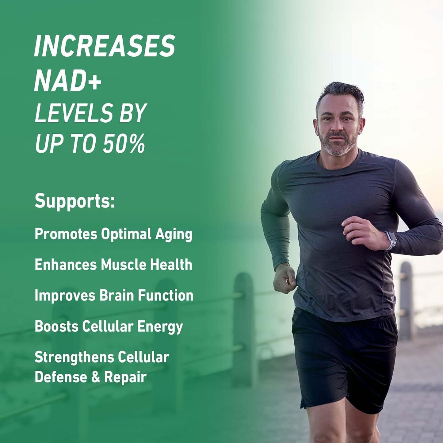 900mg Liposomal Nicotinamide Riboside NAD+ Supplement - Anti-Aging, Energy, Focus - 100 Capsules, 50 Day Supply