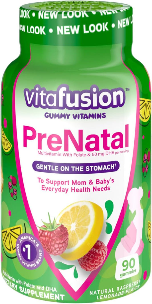 90ct Vitafusion Prenatal Gummy Vitamins for Expecting Mothers