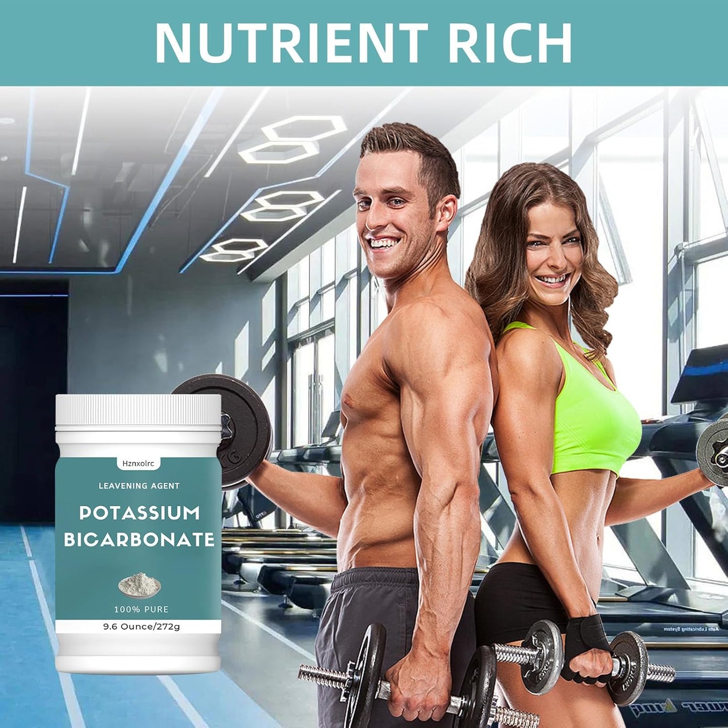 9.6 oz Pure Potassium Bicarbonate Powder for Plants, Wine Making, Baking & More