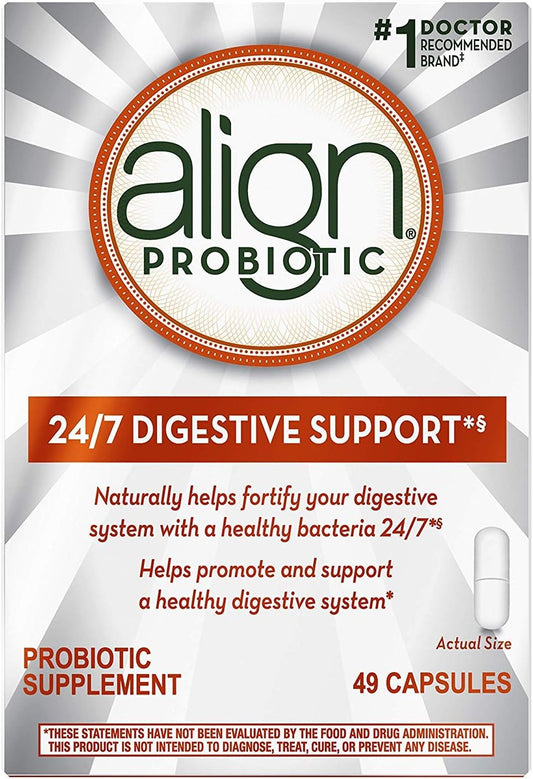 98 Count Align Digestive Care Probiotic Supplement in New Packaging