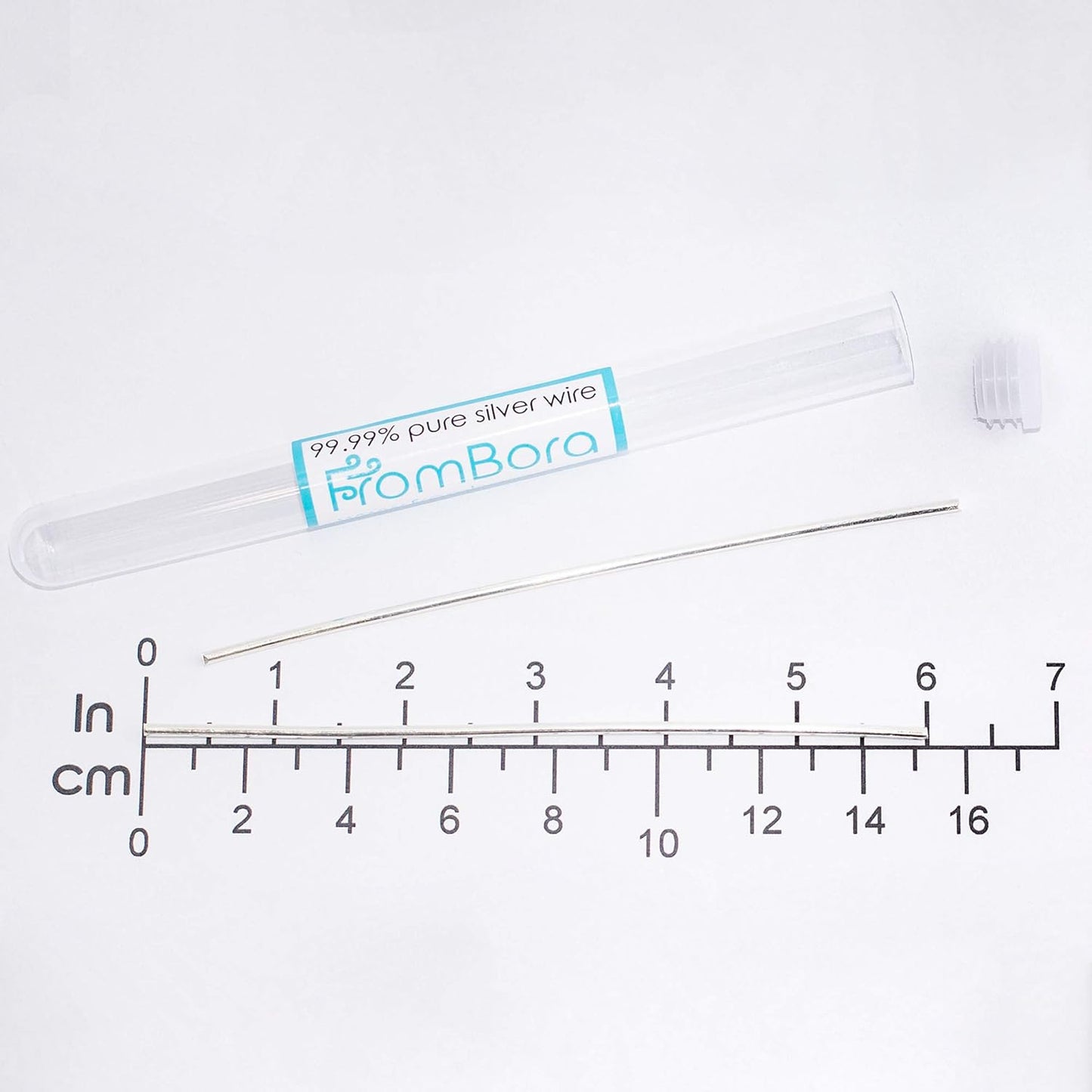 99.99% Pure Silver Wire 15 Gauge 6” Pair with Certificate for Colloidal Silver Generator by FromBora