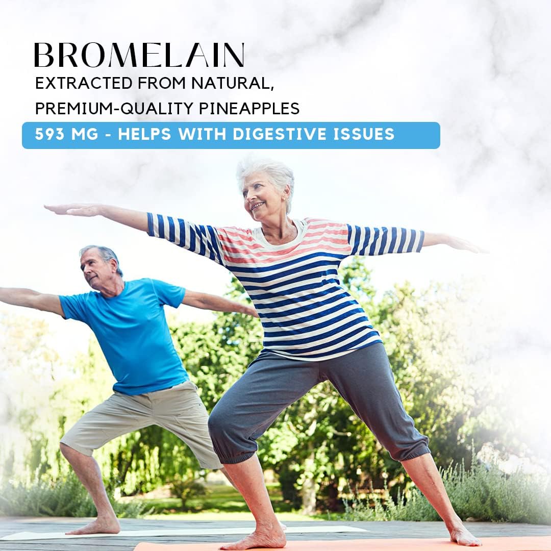 Absonutrix Bromelain Liquid Drops 4 Oz Bottle - Pineapple Extract for Tissue Support - Fast Absorption - Gluten-Free - Third-Party Tested - GMP-Certified - Non-GMO - Made in USA