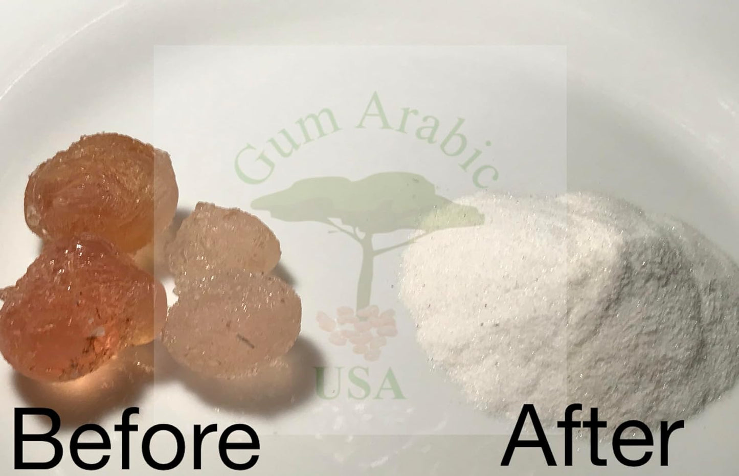 Acacia Senegal Gum E414 for Gut, Digestion, Kidney, Blood Sugar, Immune Health, Metabolism & IBS - Pure Gum Arabic Fiber