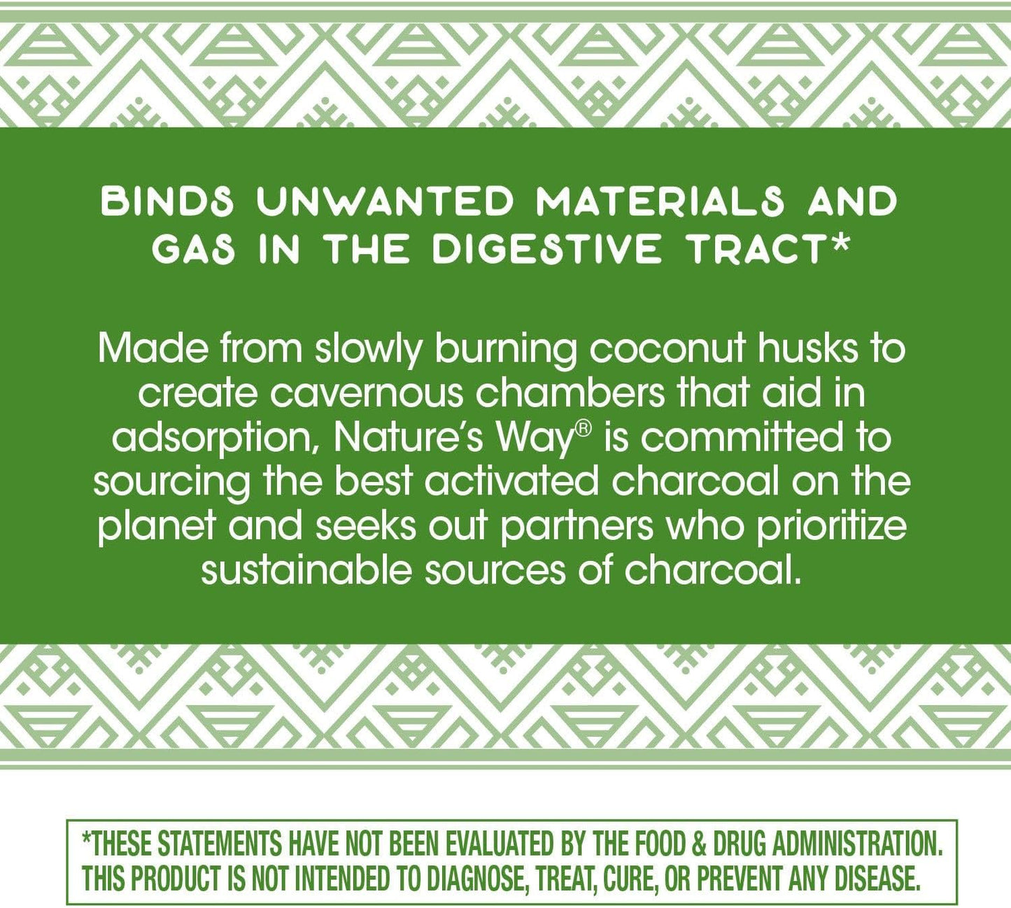 Activated Charcoal Capsules by Nature's Way - Natural Detox and Digestive Support Supplement