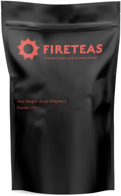 Activated Charcoal & Turmeric FIRE TEAS - Detox and Wellness Blend