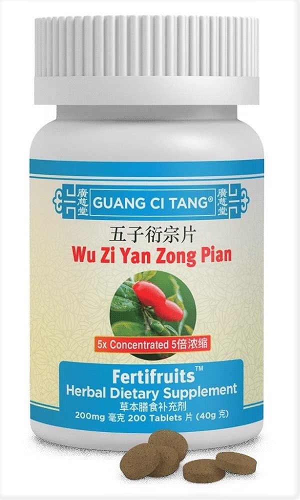 ActiveHerb Wu Zi Yan Zong Pian (Fertifruits) 200 mg - 200 Tablets by Guang Ci Tang