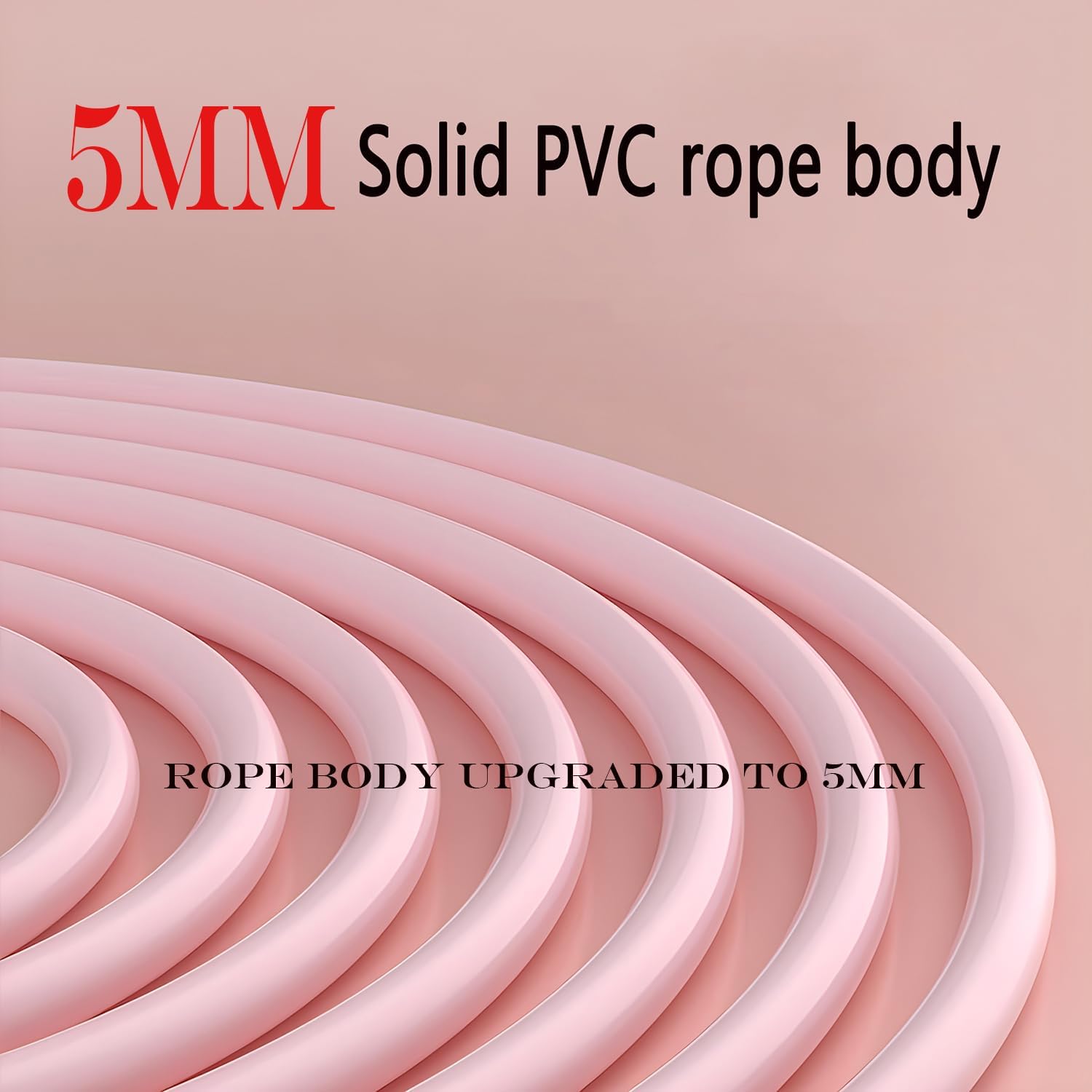 Adjustable Kids Jump Rope Set for Fitness, Tangle-Free Skipping Rope, Lightweight 9.2ft PVC Jump Rope for Kids 8-12, Women, Men - Ideal for Workout