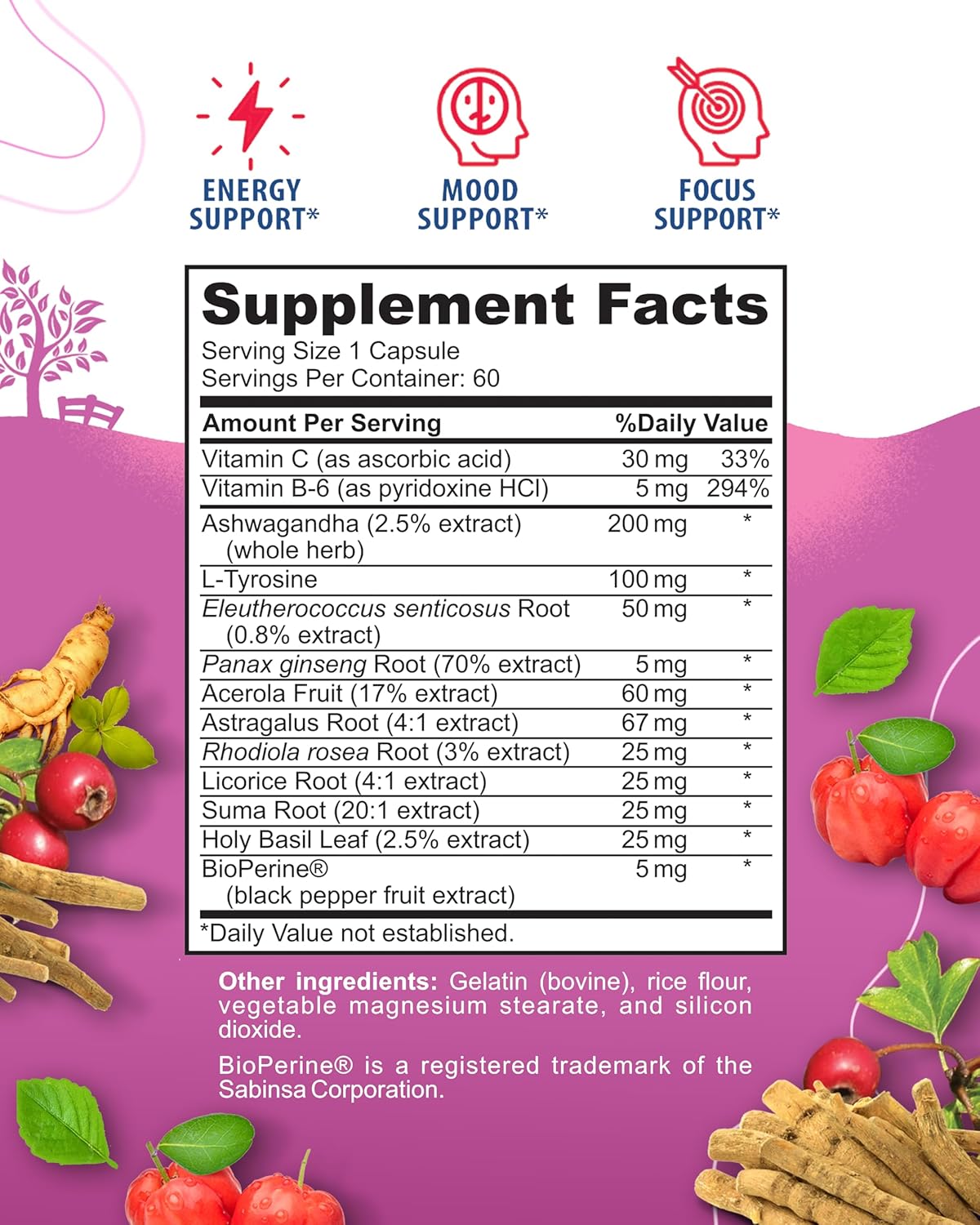 Adrenal Cortex Support Supplements for Cortisol Management - Boost Energy Levels and Regulate Tension