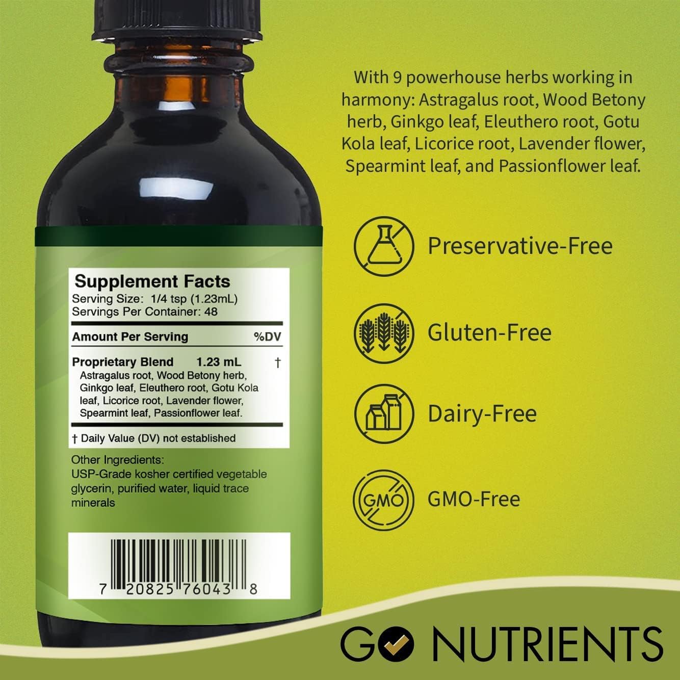 Adrenal Edge & Intestinal Edge Liquid Drops - Digestive & Energy Supplement with 9 Powerhouse Herbs - Non-GMO & Gluten Free