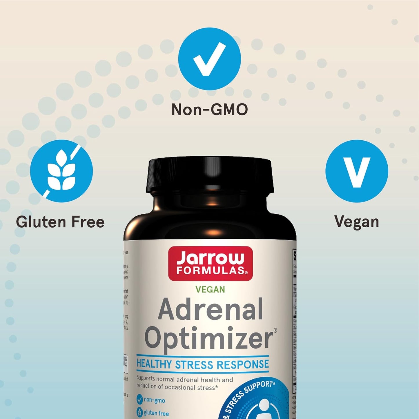 Adrenal Optimizer® Supplement with Ashwagandha, Chamomile & Schizandra Extract - 120 Vegan Tablets for Stress Relief - 60 Day Supply - BoostGo Australia