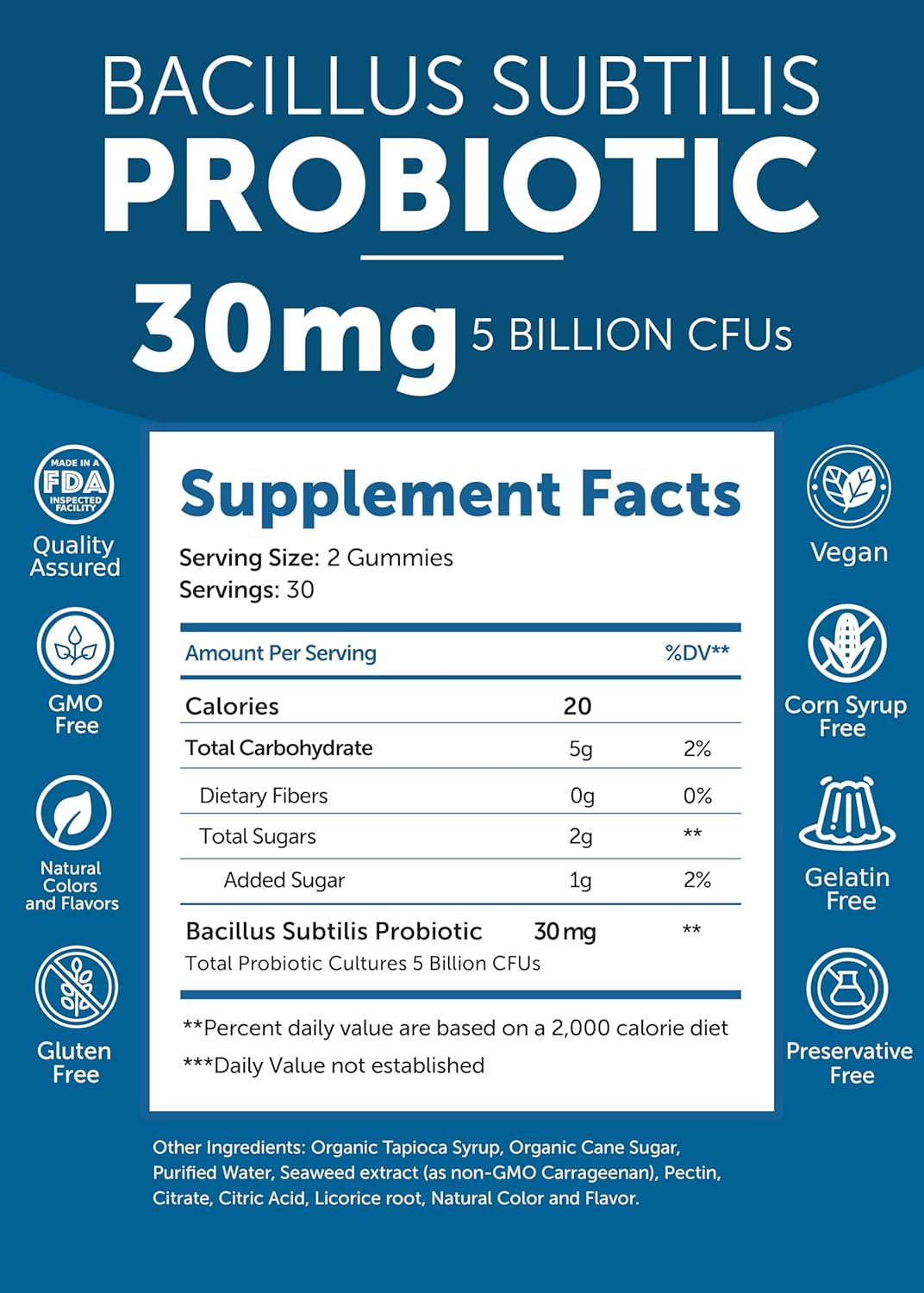 Adult Energy Support Bundle: Lunakai Vitamin E & Probiotic Gummies - 3000mcg + 5 Billion CFUs - Non-GMO & Natural