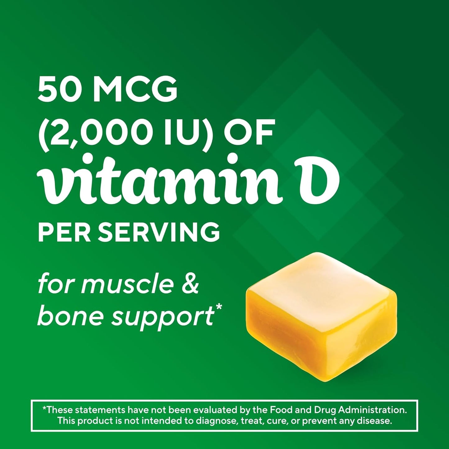 Adult Vitamin D Soft Chews for Bone & Muscle Support, Tropical Fusion Flavor, 30 Individually Wrapped Chews