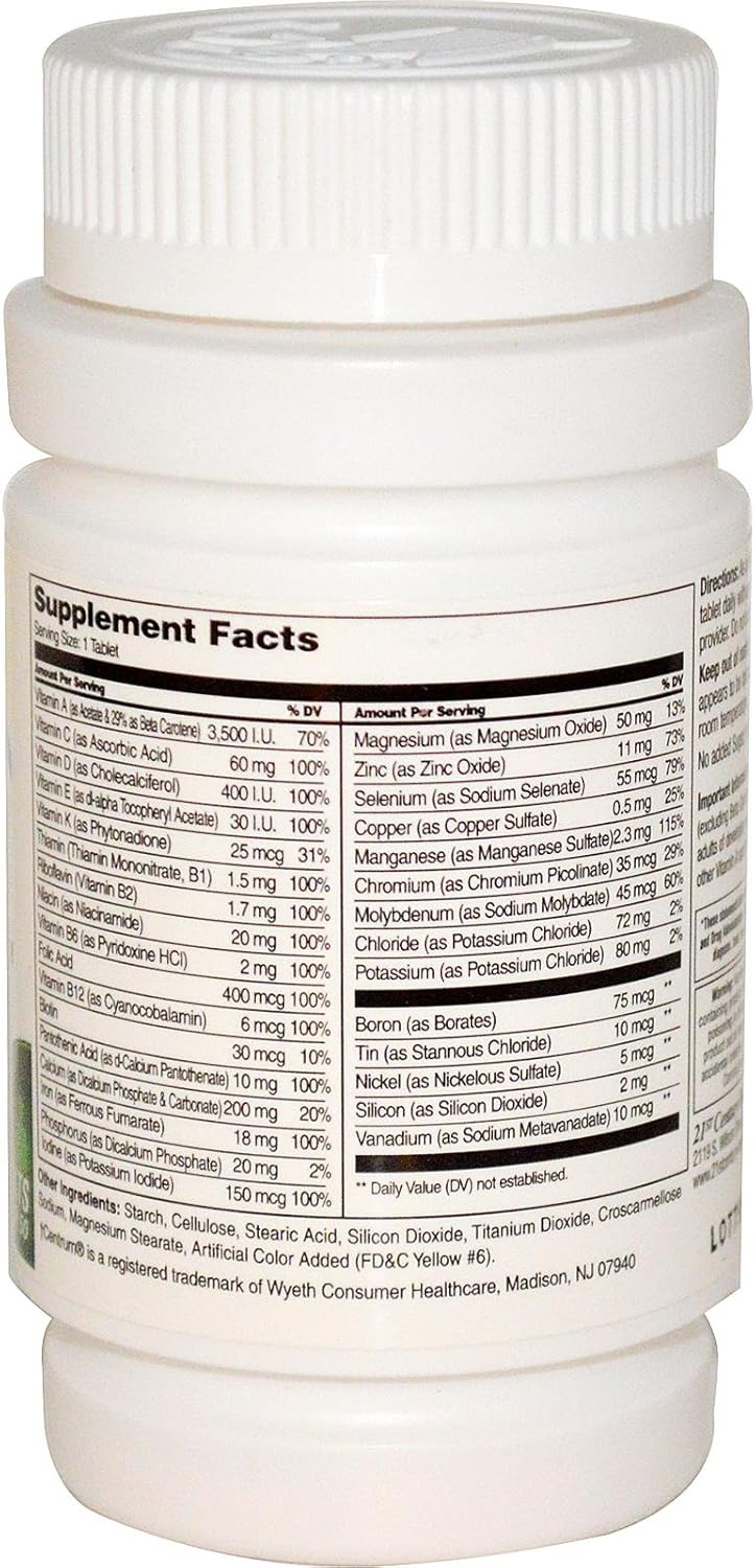 Advanced 21st Century Sentry Supplement with 130 Tablets for Immune Support and Health