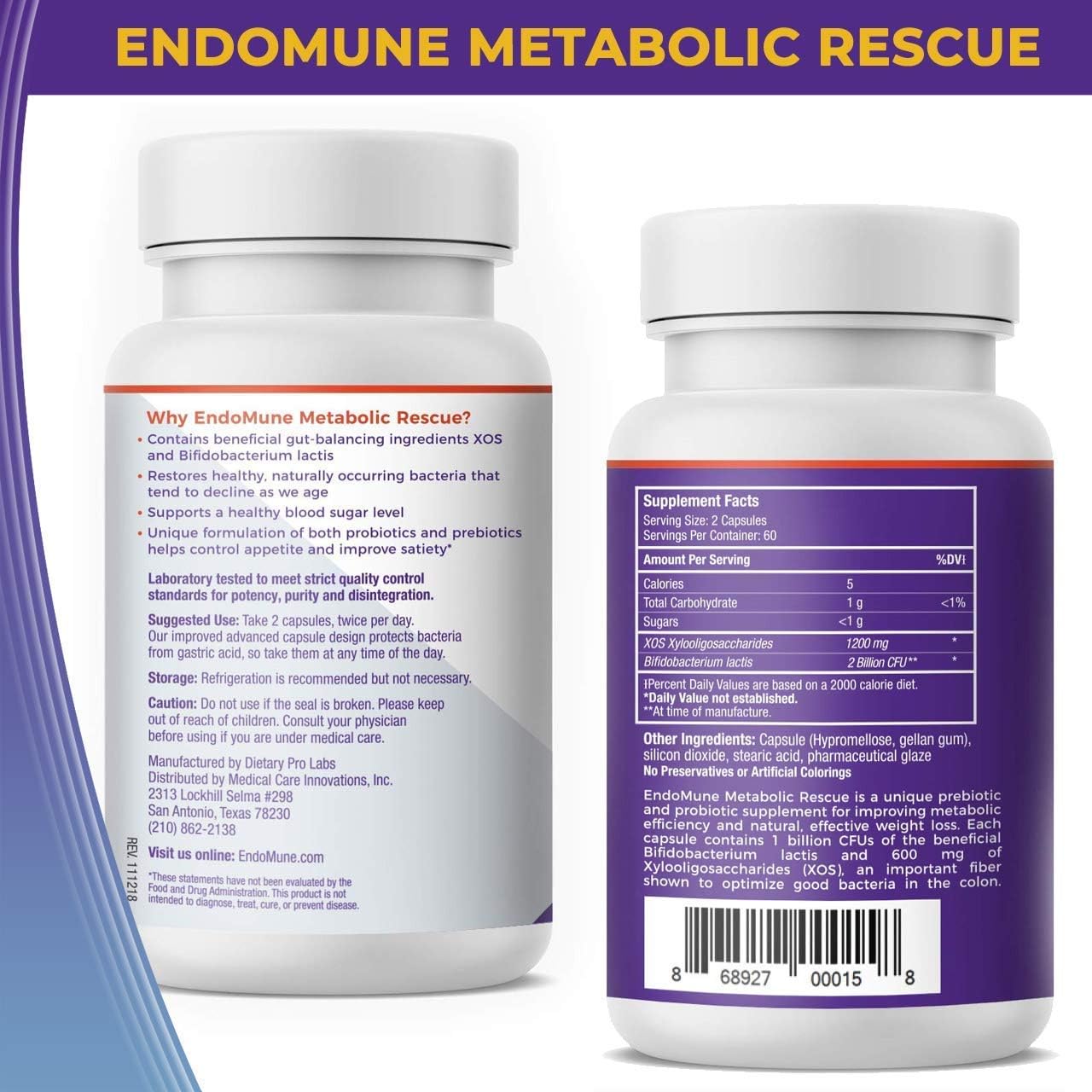 Advanced Adult Multi-Strain Probiotic Bundle for Metabolic Rescue - 60 Day Supply