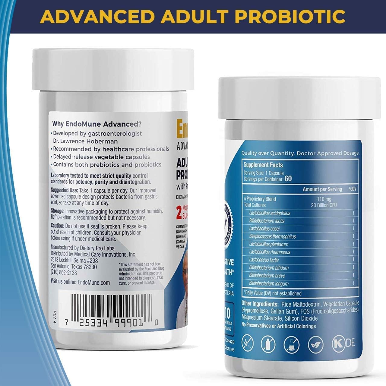 Advanced Adult Multi-Strain Probiotic Bundle for Metabolic Rescue - 60 Day Supply