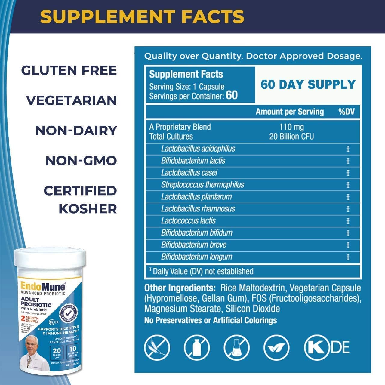 Advanced Adult Multi-Strain Probiotic Bundle for Metabolic Rescue - 60 Day Supply