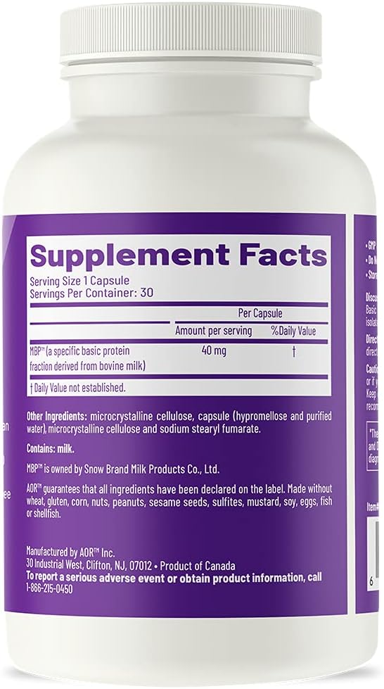 Advanced Bone Protection Supplement with MBP for Healthy Bone Remodeling - 30 Capsules, Gluten Free