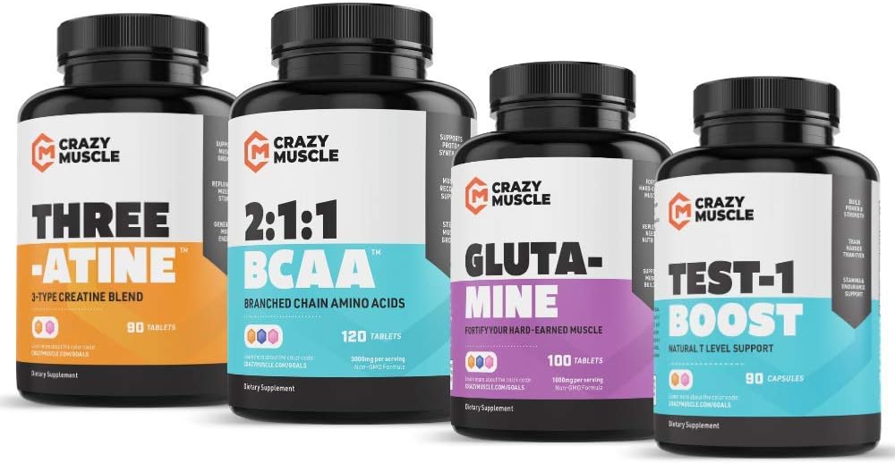 Advanced Bulking Bundle - Crazy Muscle Supplement Bundle for Muscle Growth and Strength
