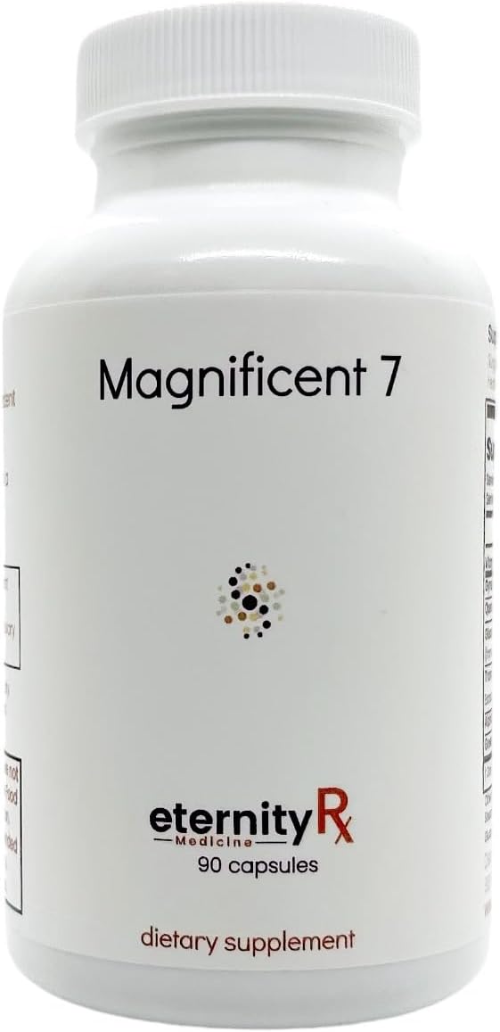 Advanced Cellular Health & Anti-Aging Supplement - Eternity Medicine Rx Magnificent 7 - 90 Capsules