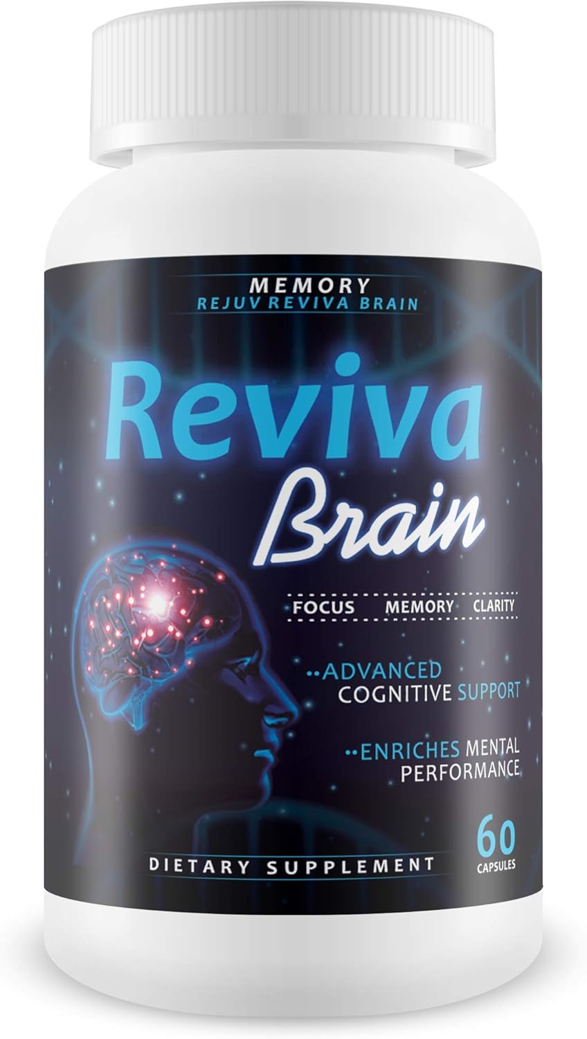 Advanced Cognitive Support Supplement for Focus, Memory, and Clarity - Nootropic Brain Pills for Mental Energy and Precision - Memory Rejuv Brain Reviva