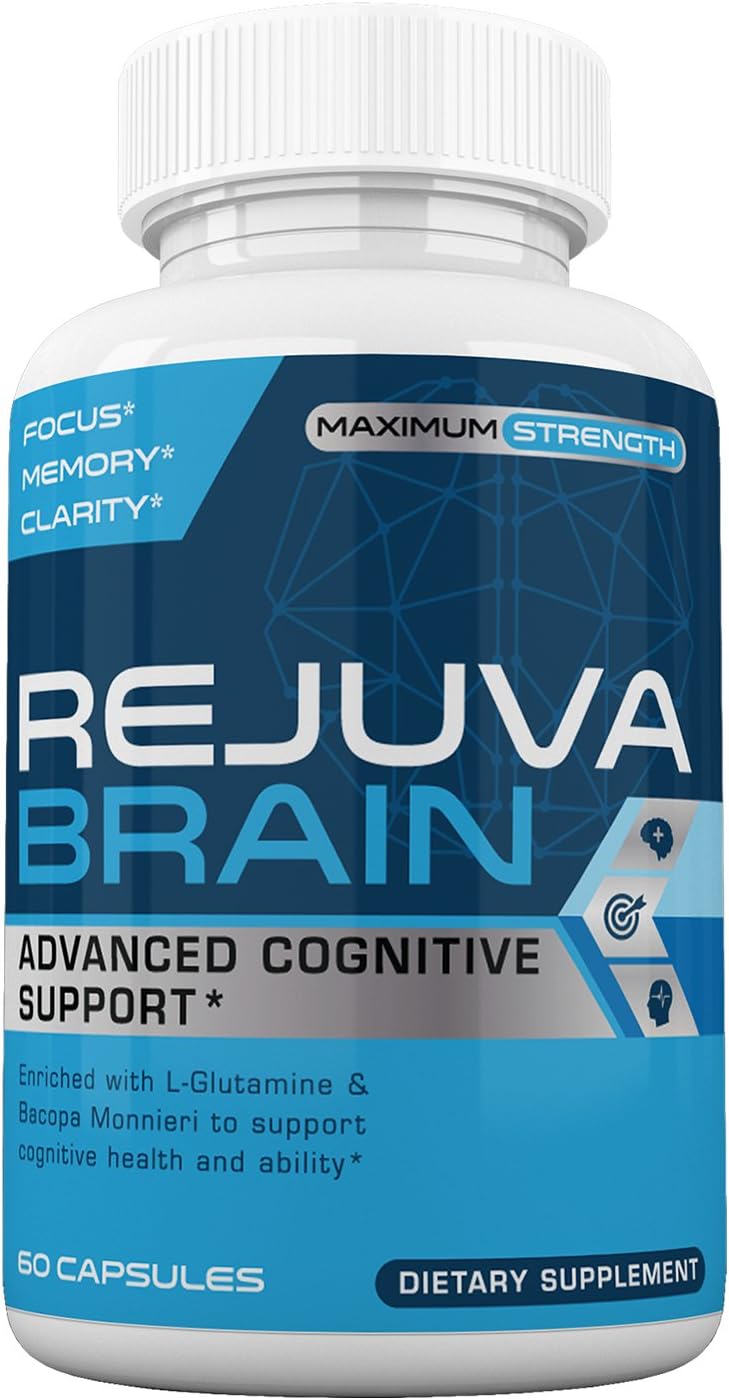 Advanced Cognitive Support Supplement with L-Glutamine & Bacopa Monnieri for Brain Health & Function