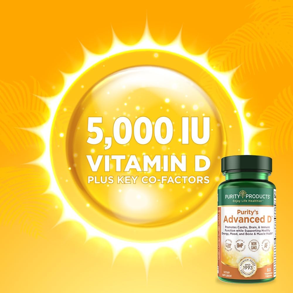 Advanced D + Omega-3 Ultra-Pure Fish Oil Kit with Vitamin D, K2, Zinc, Magnesium, Boron, and Taurine by Purity Products