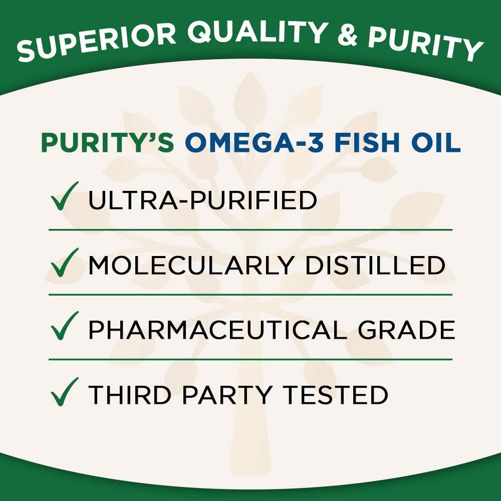Advanced D + Omega-3 Ultra-Pure Fish Oil Kit with Vitamin D, K2, Zinc, Magnesium, Boron, and Taurine by Purity Products