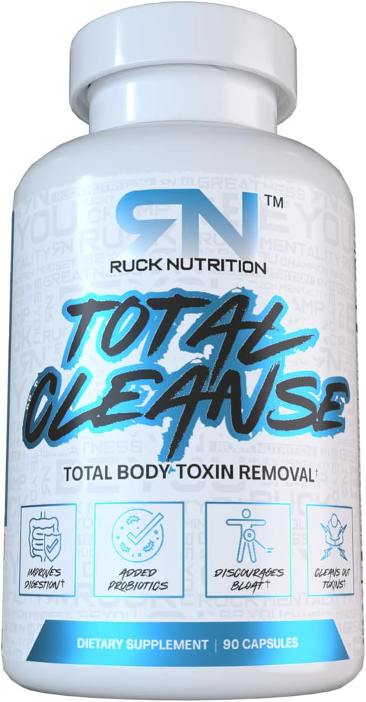 Advanced Detox Formula with Milk Thistle & Dandelion Root for Digestive Support, Slimming Formula, Bloating Reduction, Toxin Flush, Energy Boost - Probiotic Blend