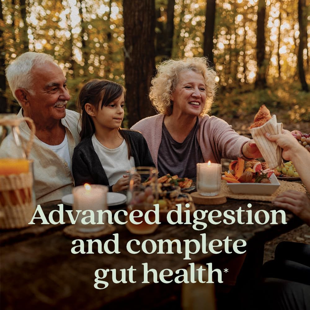 Advanced Digestion & Gut Health Probiotic Supplement - 30 ct (1 Month Supply) with Prebiotics + Postbiotics, Clinically Studied Strains, Vegan & Non-GMO