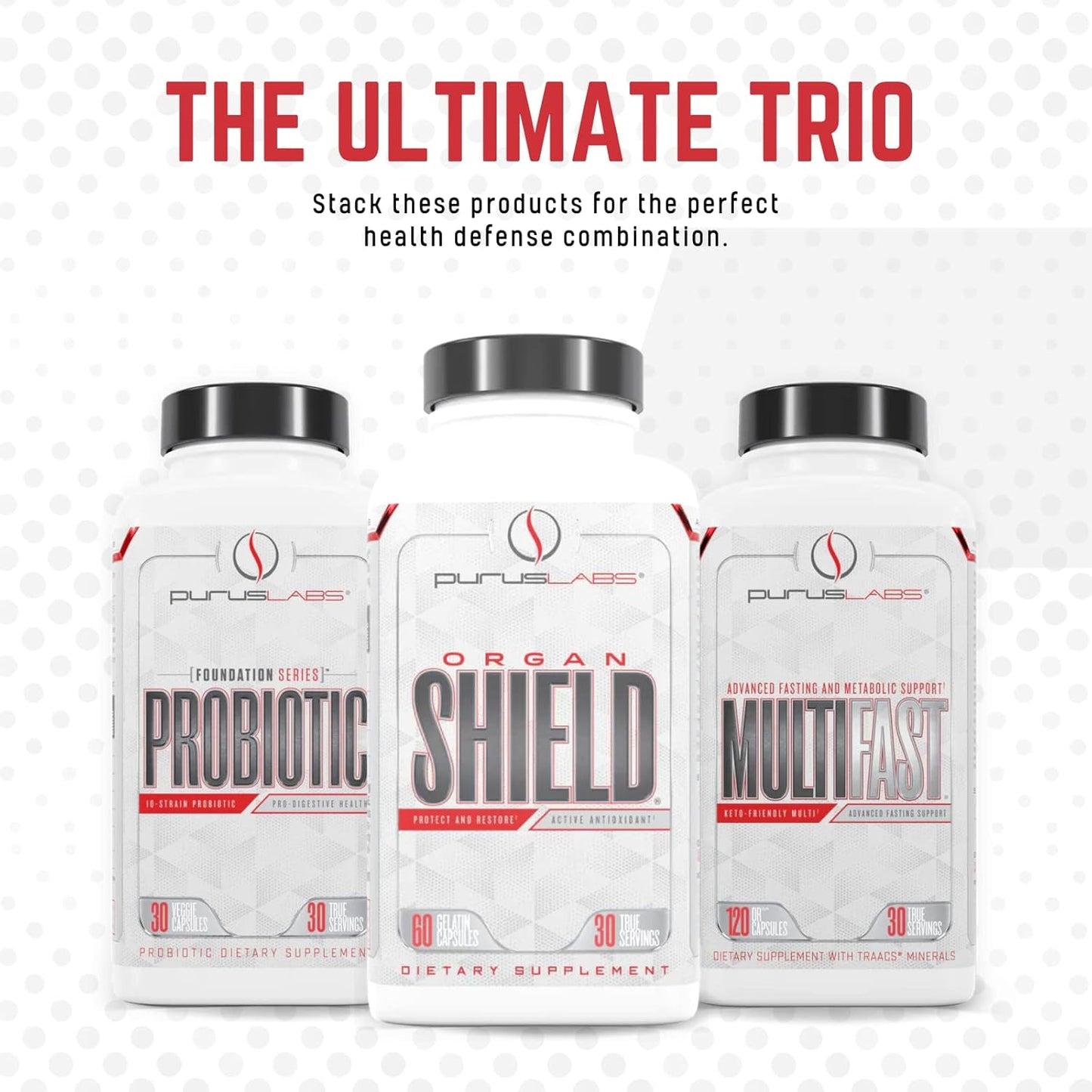 Advanced Fasting & Metabolic Support Multivitamin for Intermittent Fasting & Keto | Purus Labs MultiFast | 30 Servings, 120 Capsules