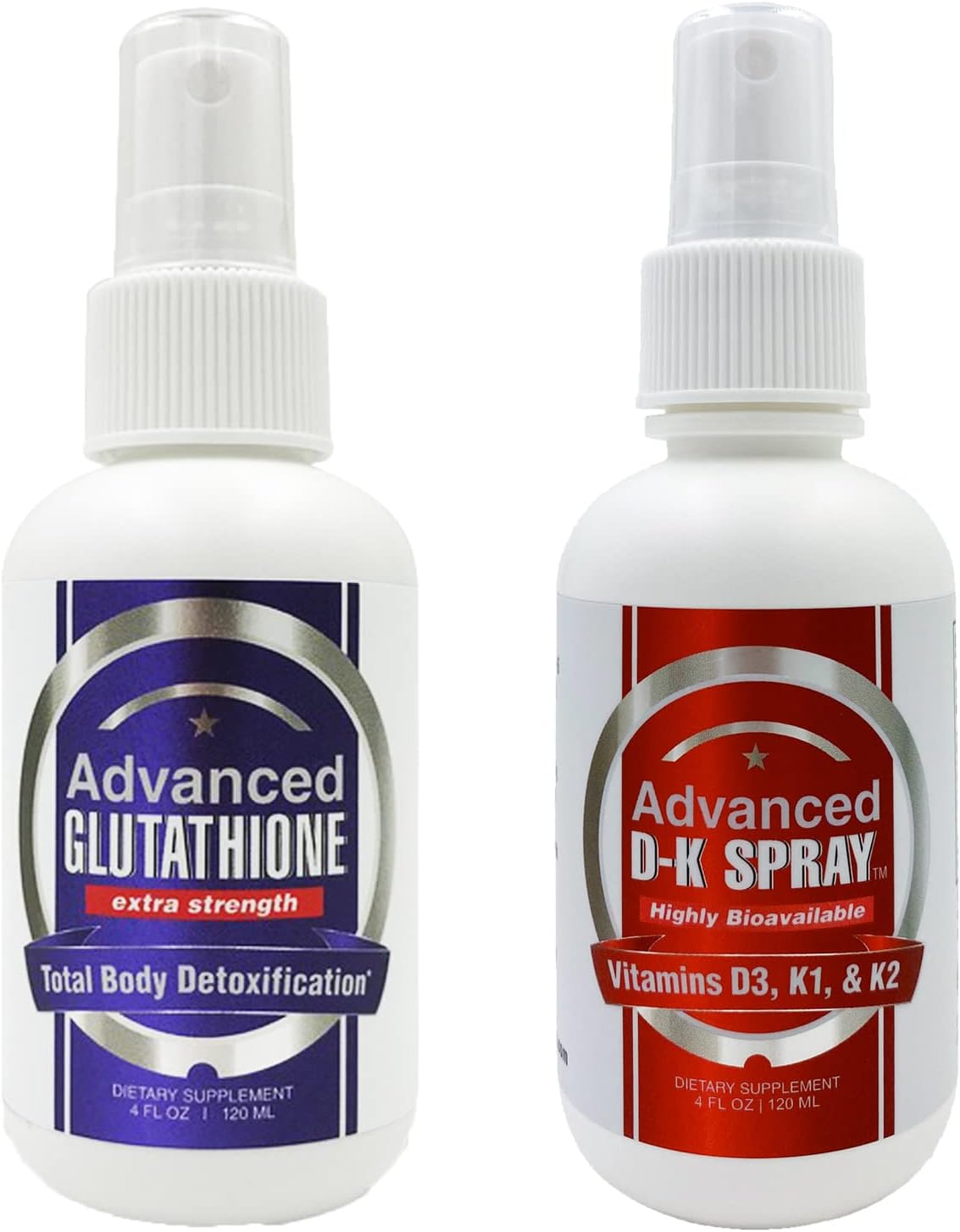 Advanced Glutathione + Vitamin D3 K2 Spray | Antioxidant, Free Radical Remover for Bone, Heart, & Mood Support