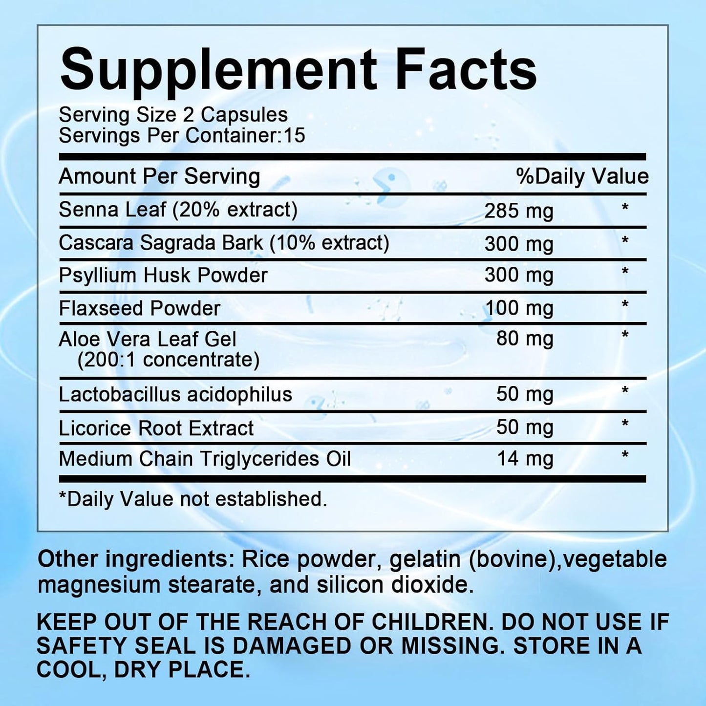 Advanced Gut Cleanse Detox for Women & Men - 15 Day Cleanse with Senna, Cascara Sagrada, Psyllium Husk - Supports Digestive Health - Non-GMO - 2 Bottles of 30 Capsules