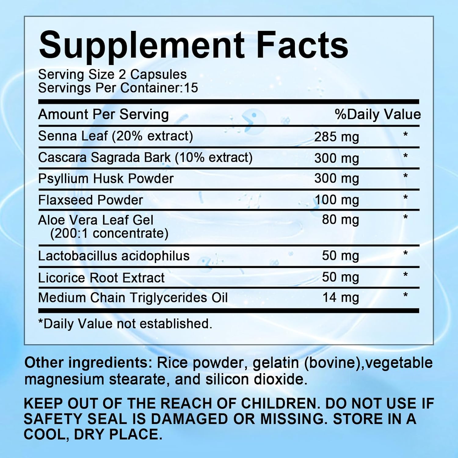 Advanced Gut Cleanse Detox for Women & Men - 15 Day Cleanse with Senna, Cascara Sagrada, Psyllium Husk - Supports Digestive Health - Non-GMO - 2 Bottles of 30 Capsules