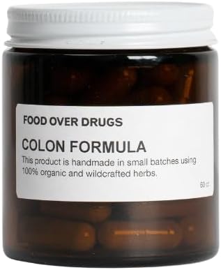Advanced Herbal Colon Cleanse Formula - 60 ct (1 Month Supply) - Natural Colon Detox and Digestive Health Support