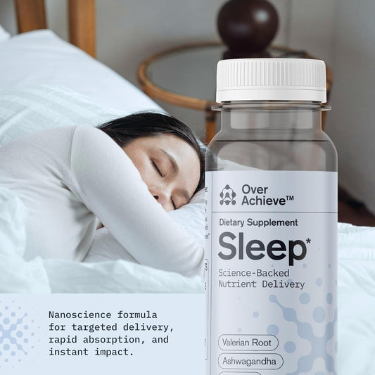 Advanced Nanoscience Technology 3-Pack Supplement Variety - Stress Calming, Sleep Aid, Mushroom - 2 oz Shots