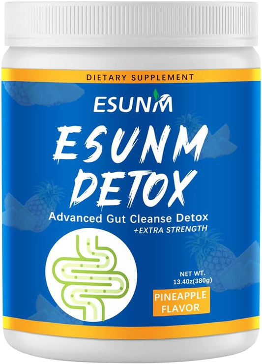 Advanced Natural Colon Cleanse & Detox Powder with Probiotics - 38 Servings for Women & Men