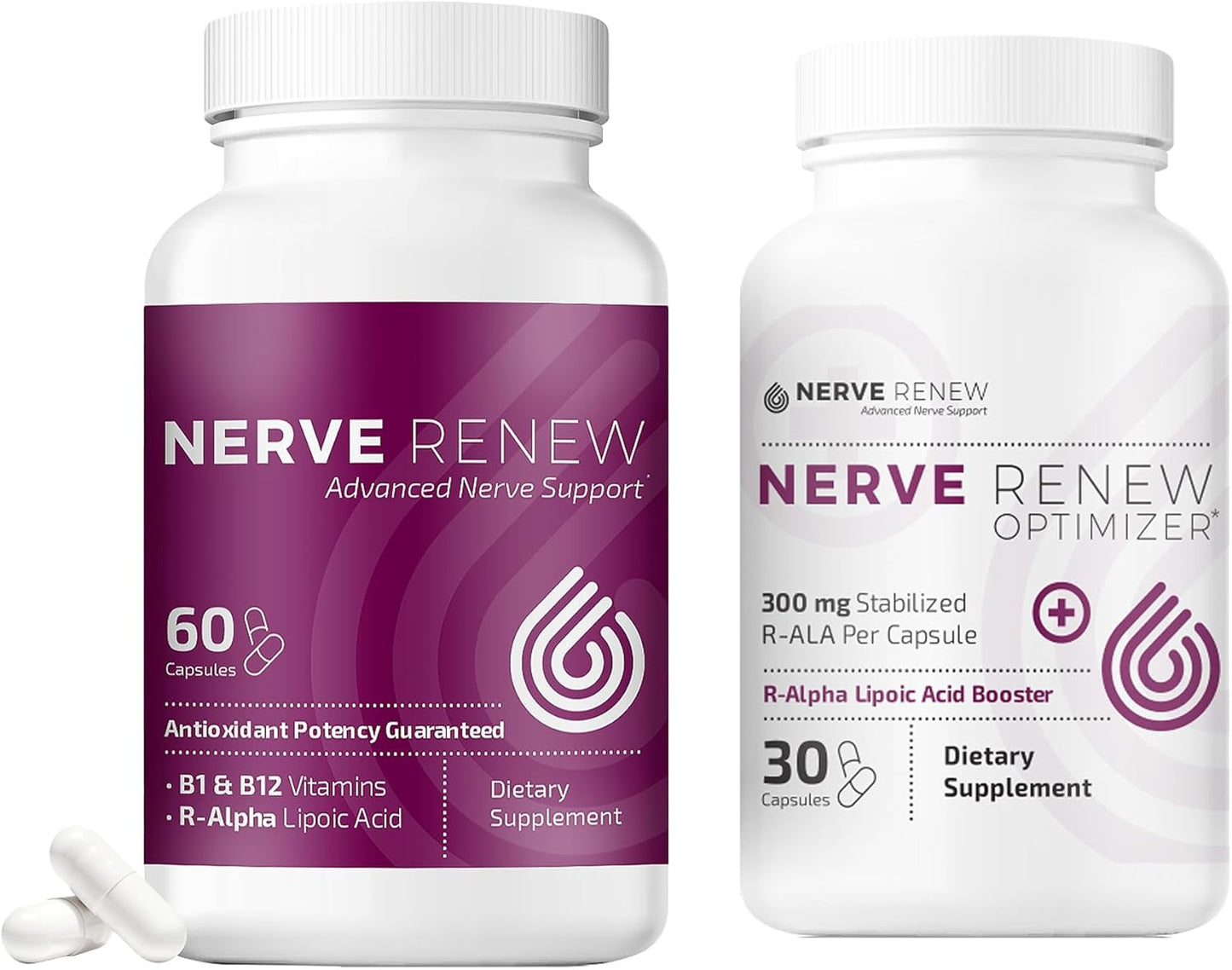 Advanced Nerve Renew Supplement Bundle - Optimal Nerve Support and Accelerated Relief - 30-Day Supply