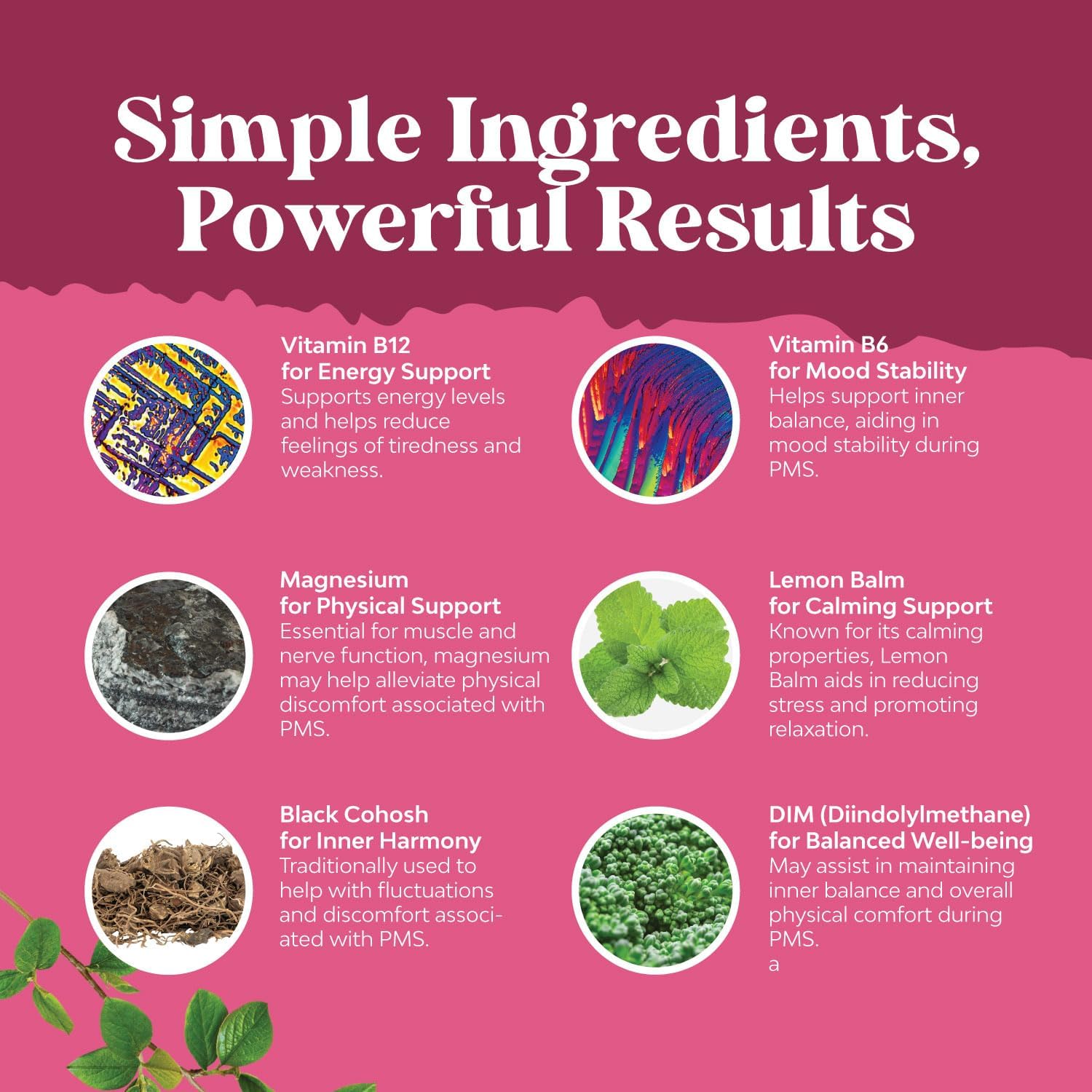 Advanced PMS Support Bundle for Women: Low Energy, Mood, Cramps, Bloating Relief & Hormone Balance - Gummies and Cycle Support Supplement