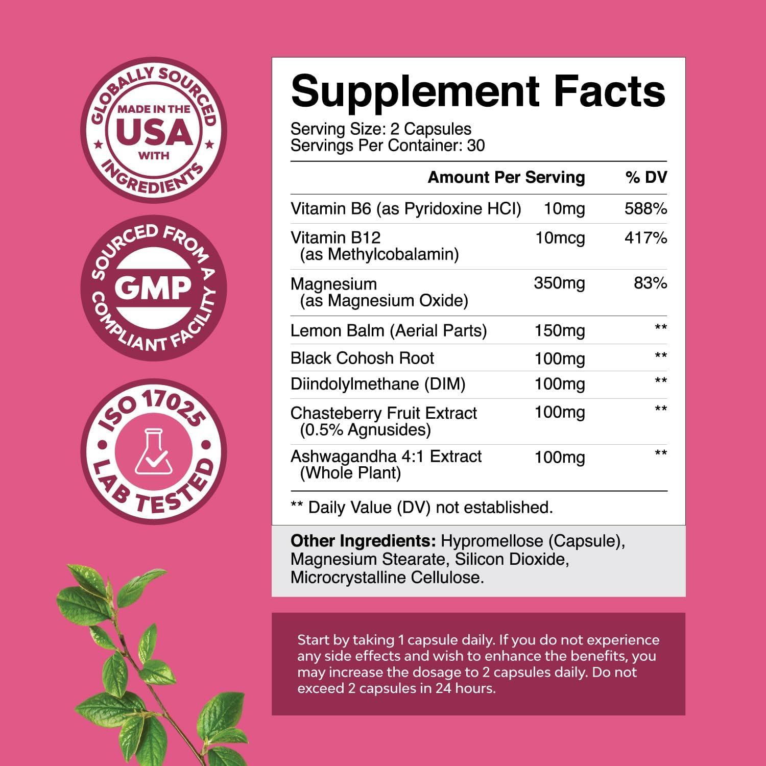 Advanced PMS Support Supplement Bundle for Women - Mood, Energy, Cramp Relief + Saw Palmetto DHT Blocker for Thickening Hair