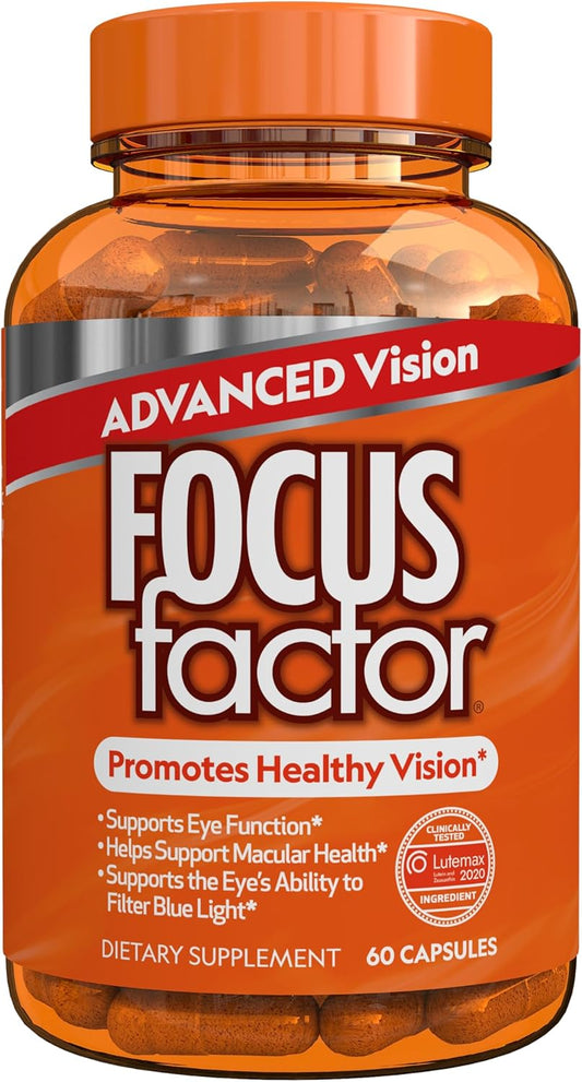 Advanced Vision Formula - Eye Vitamins with Vitamin C, E, Lutemax® 2020 - Lutein and Zeaxanthin (60 Count) - Eye Health Support Supplement - BoostGo Australia