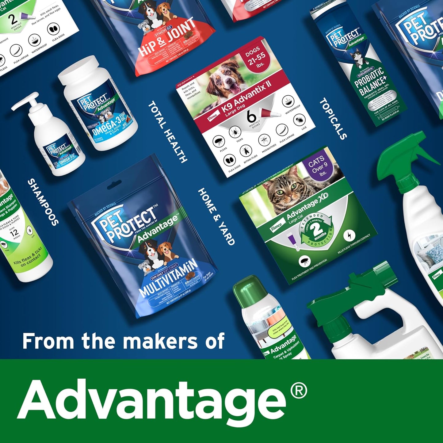 Advantage Omega 3 Supplement 4-oz for Small Dogs & Cats with Pet Protection