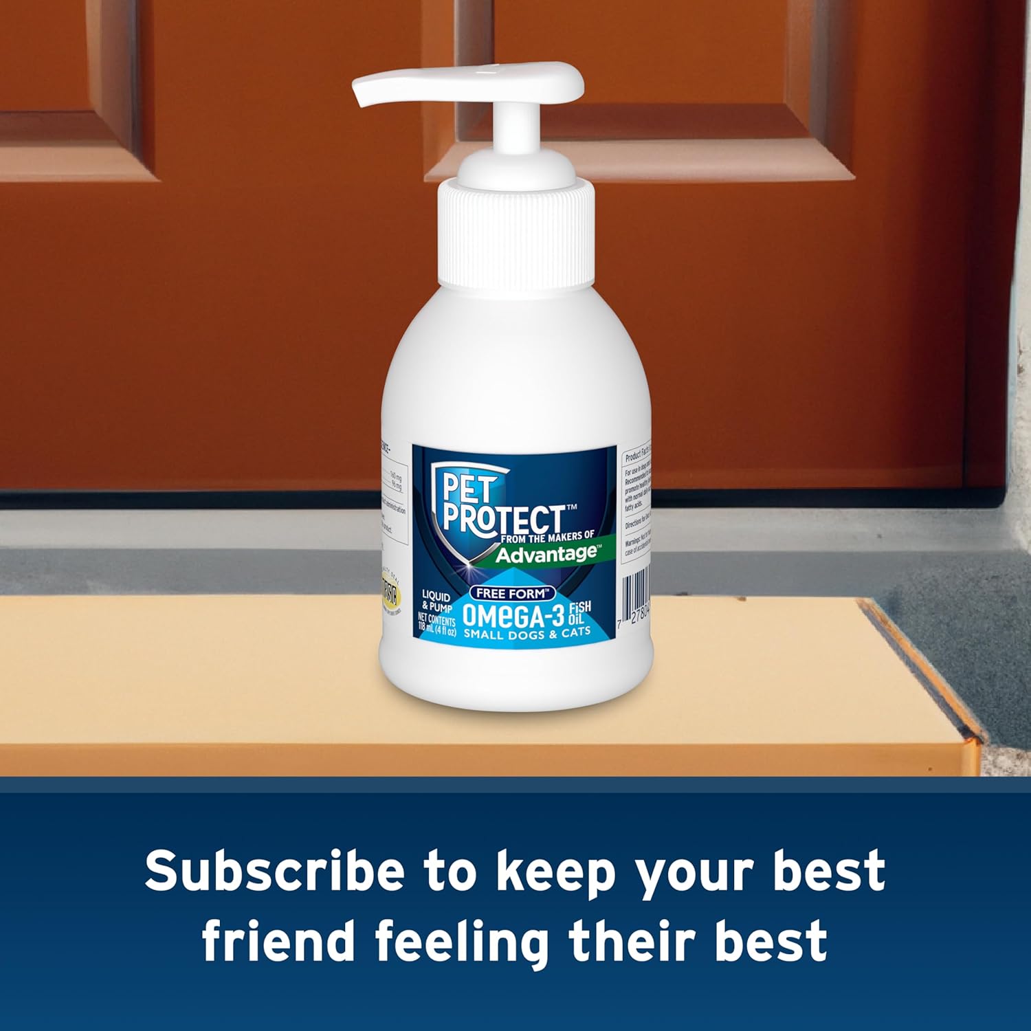 Advantage Omega 3 Supplement 4-oz for Small Dogs & Cats with Pet Protection