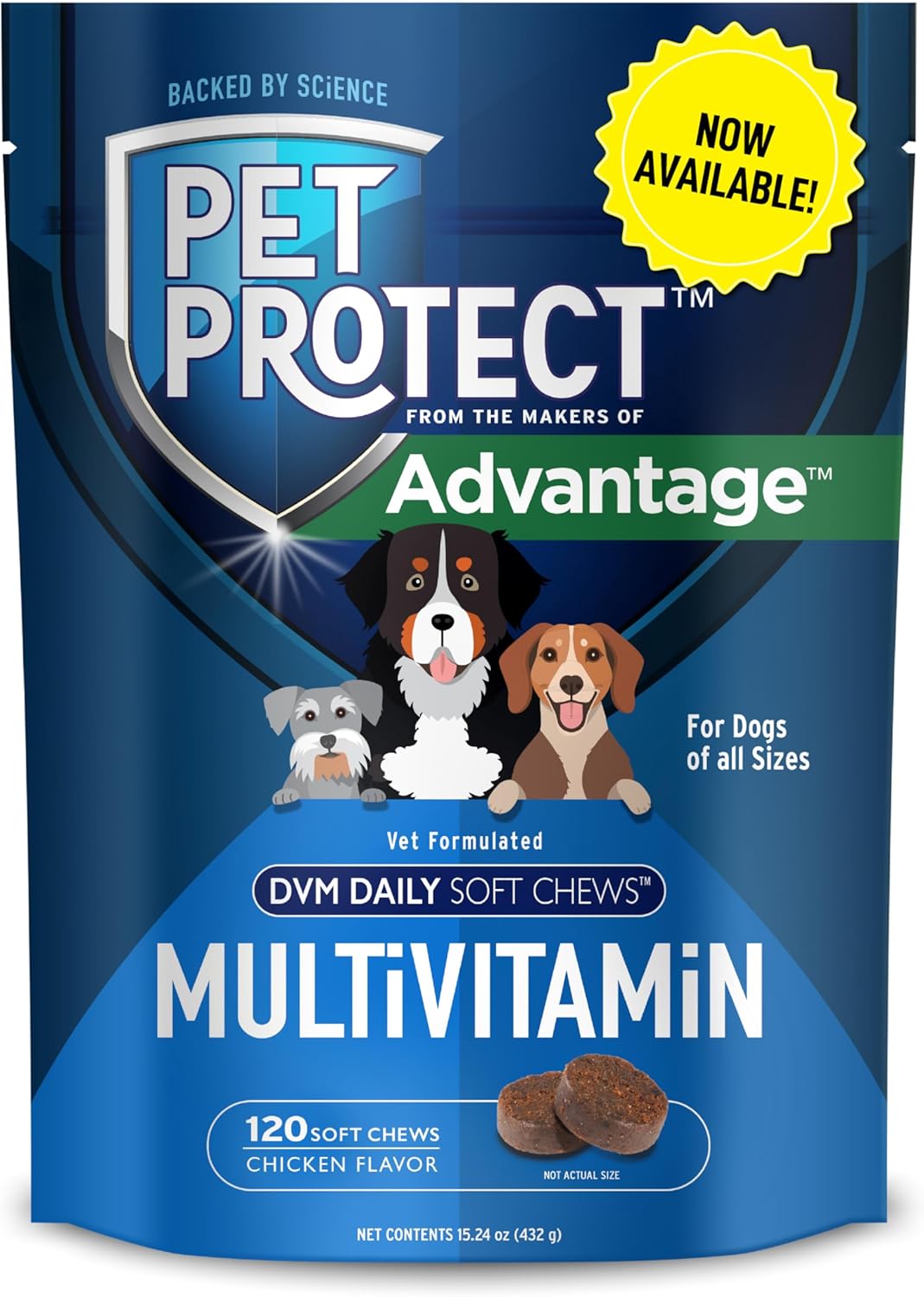 Advantage Pet Protect Daily Multivitamin Chews for Dogs - 120 Count