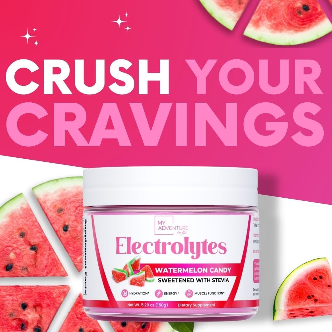 Adventure to Fit Electrolyte Powder Bundle - Zero Sugar, Blue Raspberry, Watermelon, Strawberry Lemonade Flavors
