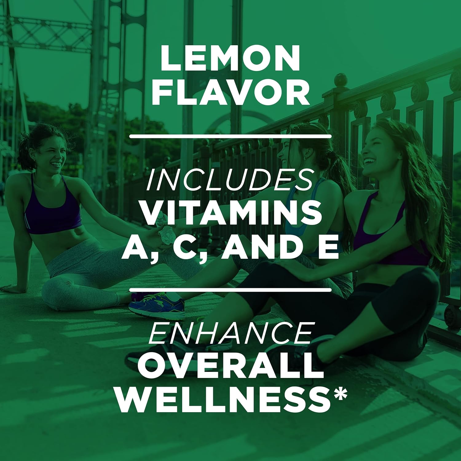 AdvoCare Greens Powder: Digestive Health Support with Antioxidants, Prebiotics, Probiotics - Broccoli & Carrot Powder - Lemon Flavor, 7 oz