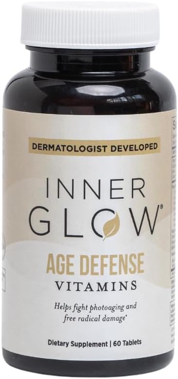 Age Defense Vitamins for Inner Glow - Developed by Dermatologists and Plastic Surgeons to Combat Melasma and Photoaging with Polypodium Leucotomos and Pycnogenol
