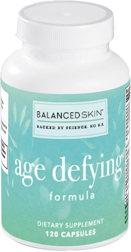 Age-Defying Vitamins for Balanced Skin - Natural Anti-Aging Formula